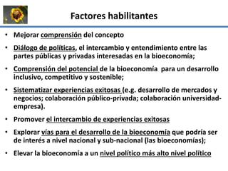 La institucionalidad de la bioeconomía en América Latina