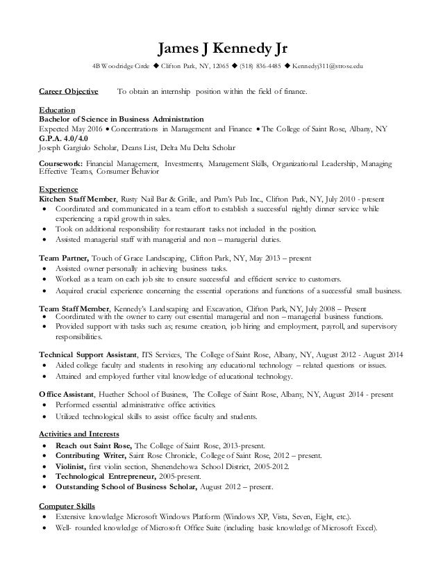 James Kennedy Resume