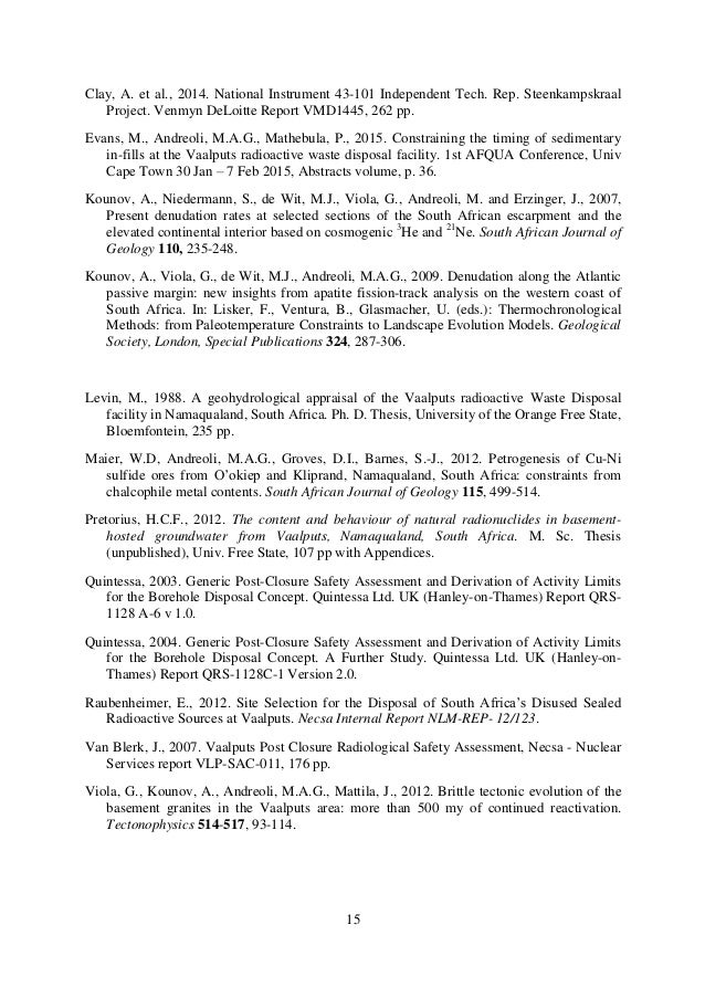 Sample research paper for waste management