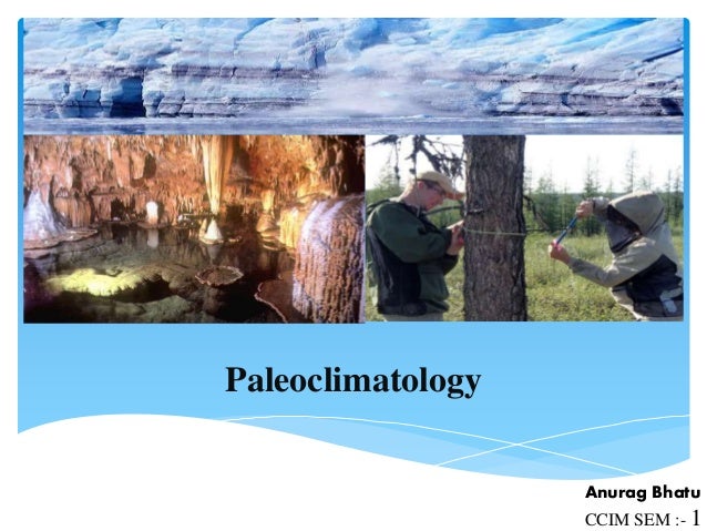 Paleoclimatology
