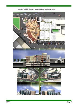 KKHHDD99 JJuullyy 1144
Position: Chief Architect - Project Manager – Interior Designer -
 