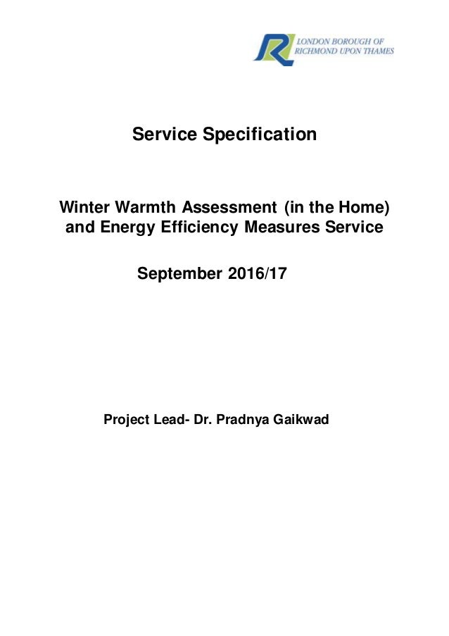 service specification