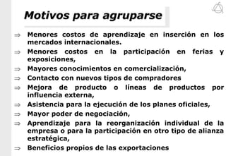 Esfuerzo sistemático y sostenido para el Desarrollo y Promoción de Productos en el Exterior.