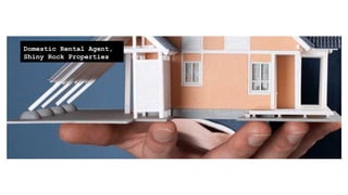 A Creative ݺߣshow of my Professional Life..
Domestic Rental Agent,
Shiny Rock Properties
 