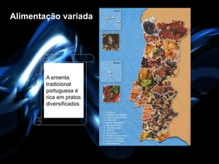 Alimentação variada




        A ementa
        tradicional
        portuguesa é
        rica em pratos
        diversificados
 