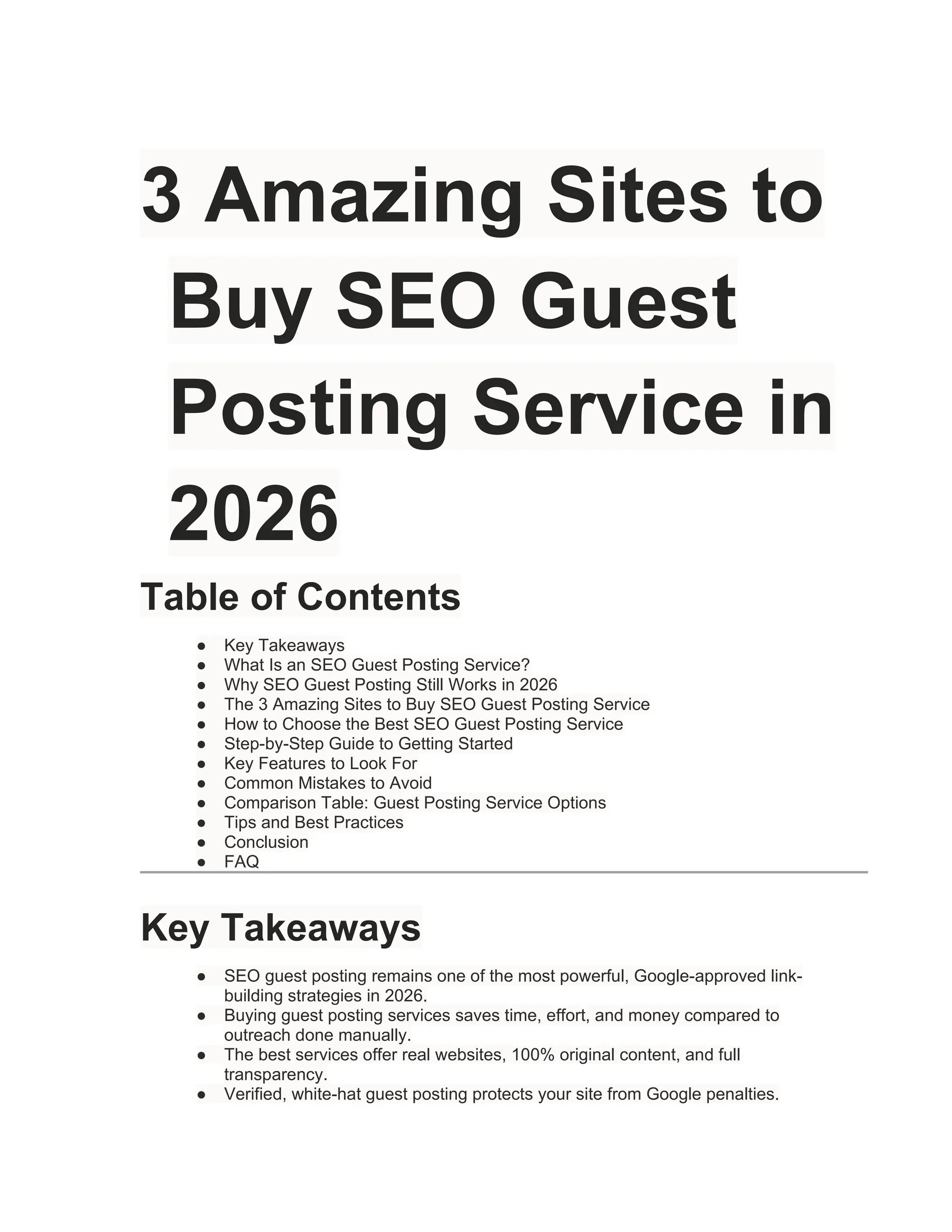 Readying Your Approach for 2026 Guest Posting