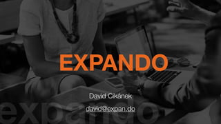 Nekonference 2018 - David Cikánek (Expando)