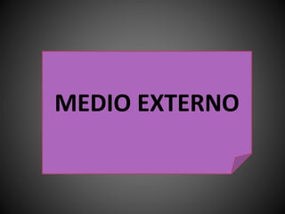 MEDIO EXTERNO
 