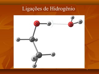 Ligações de Hidrogênio
 