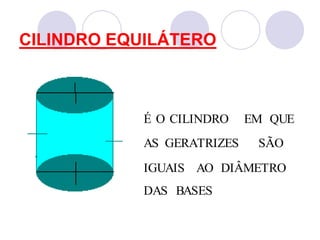 CILINDRO EQUILÁTERO