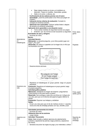 UNIDAD DE APRENDIZAJE - 3 AÑOS MAYO | DOC