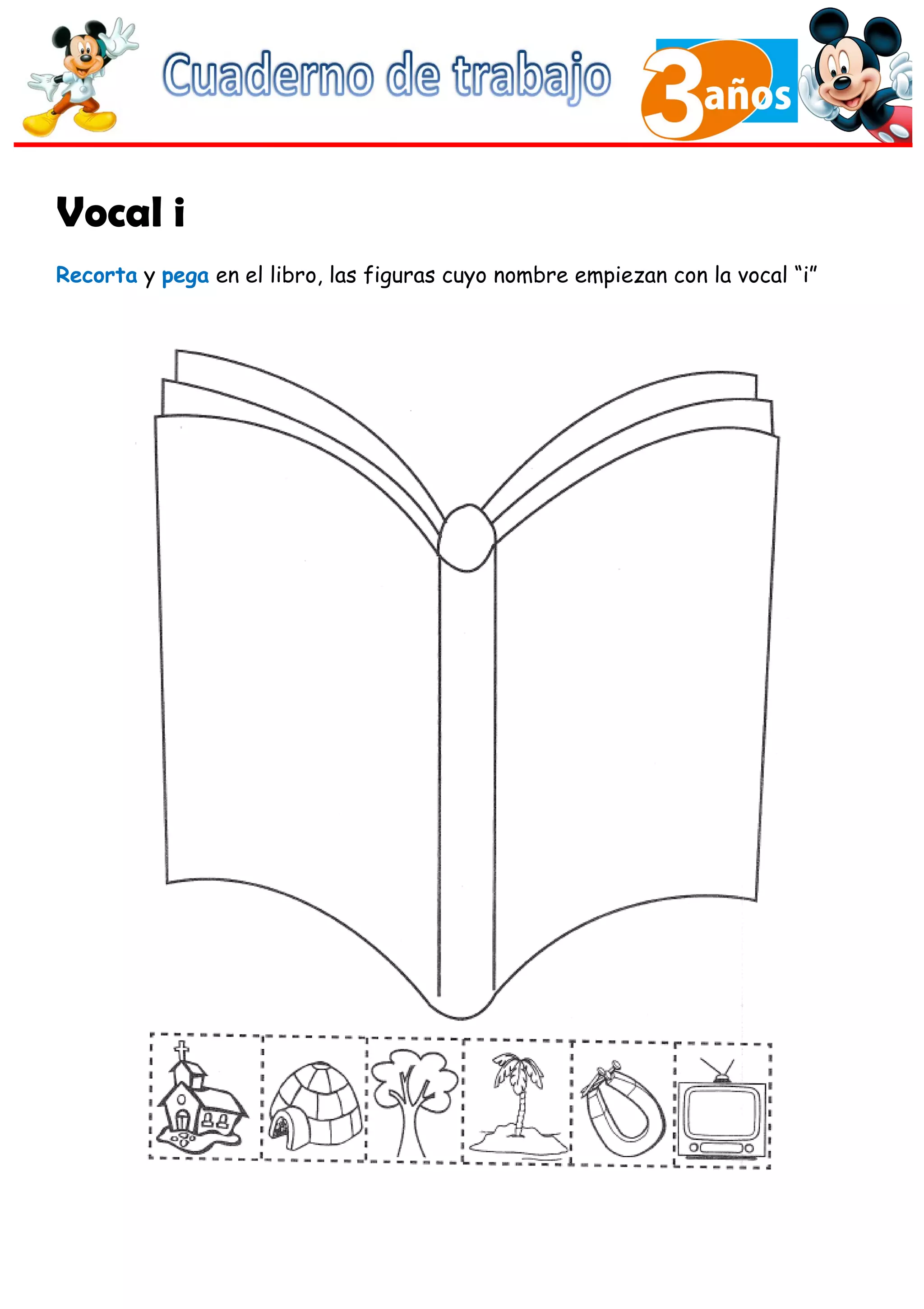 Cuaderno de Trabajo I - 3 Años Comunicacion | DOC | Books and Literature
