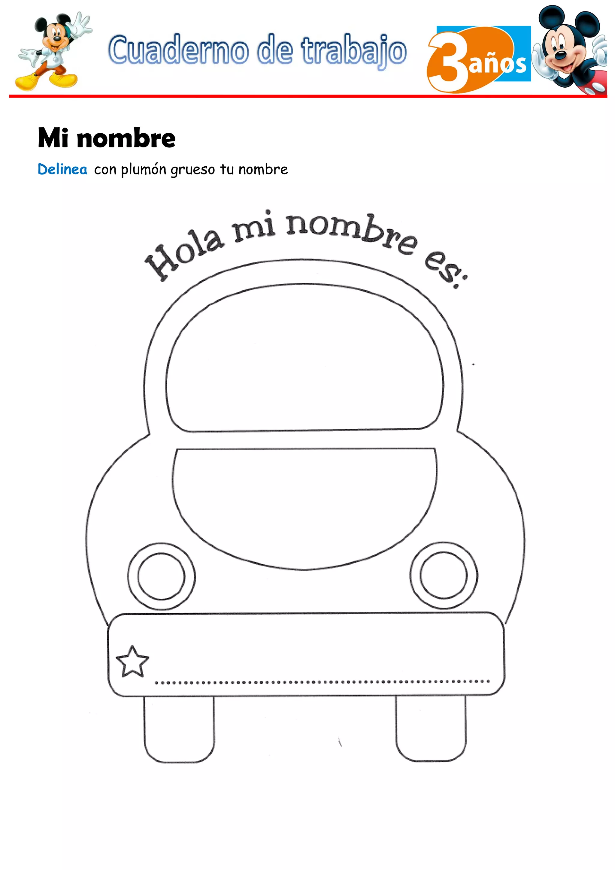 Cuaderno de Trabajo III - 3 Años Comunicación | DOC