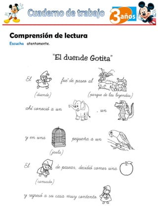 Cuaderno de Trabajo III - 3 Años Comunicación | DOC