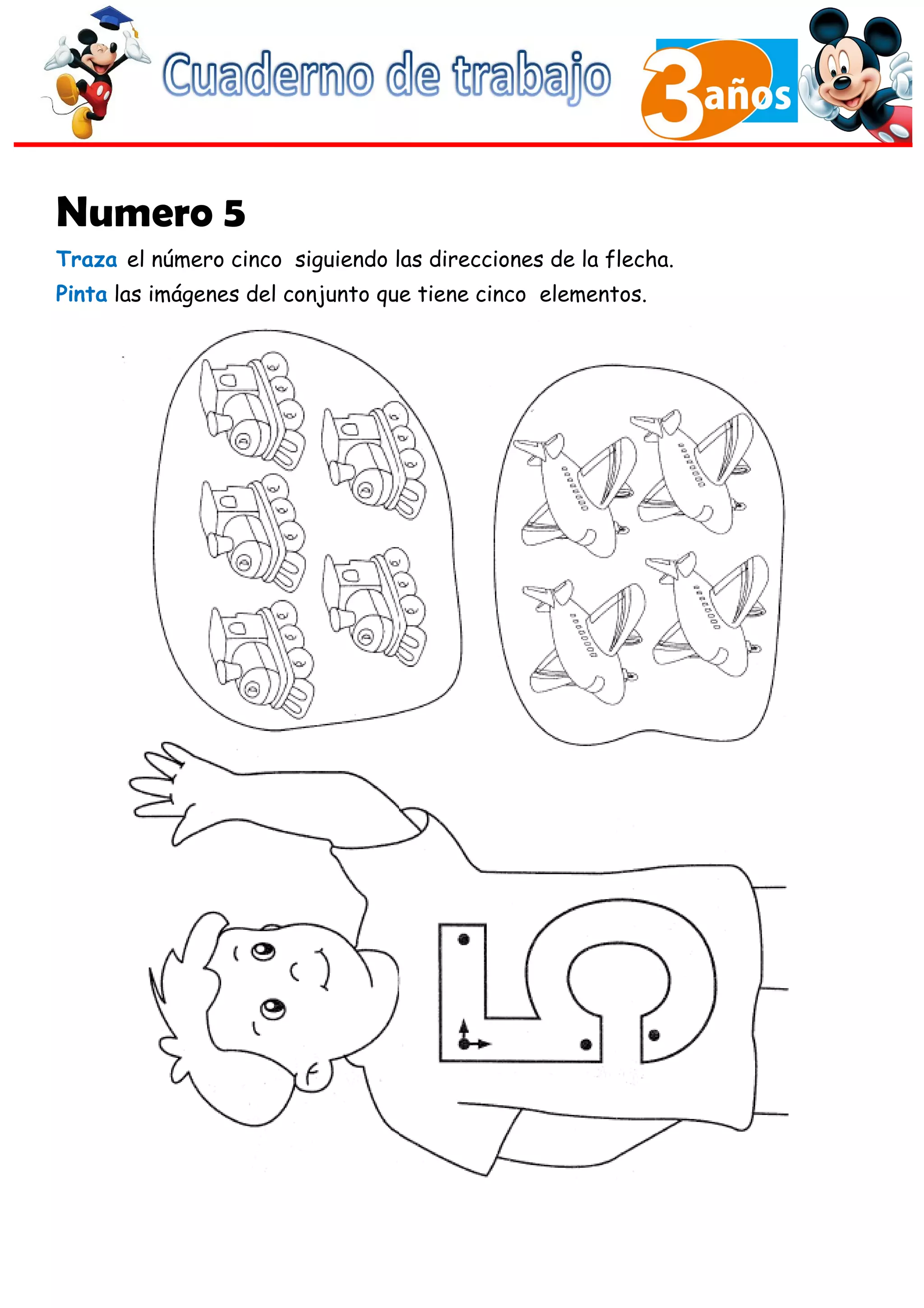 Cuaderno de Trabajo I - 3 Años Matematicas | DOC