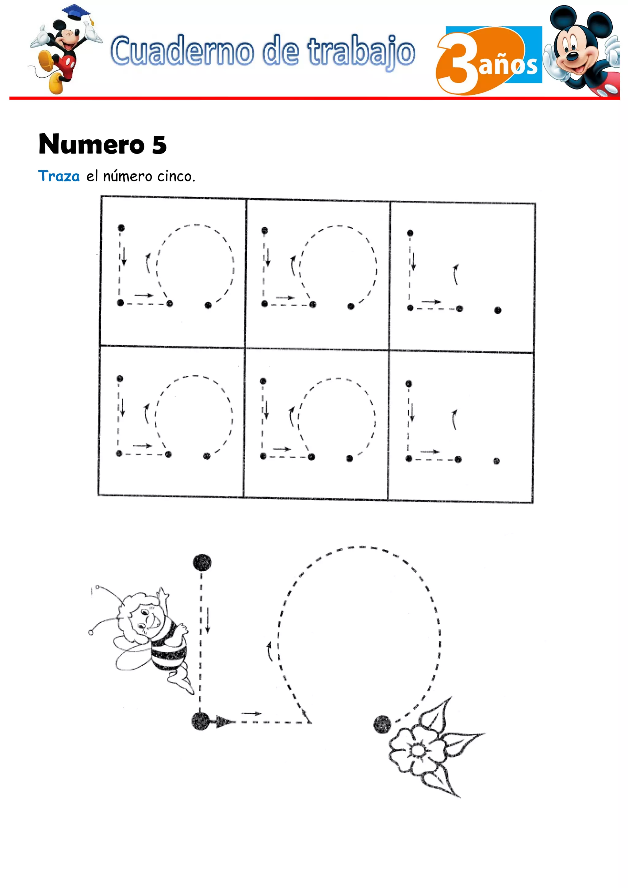 Cuaderno de Trabajo I - 3 Años Matematicas | DOC