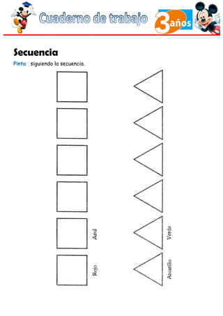 Cuaderno de Trabajo III - 3 Años Matematicas | DOC