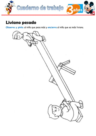 Cuaderno de Trabajo III - 3 Años Matematicas | DOC