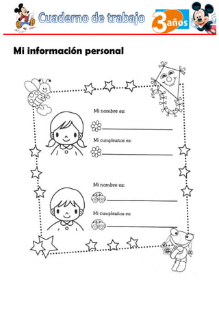 cuaderno 3 años 