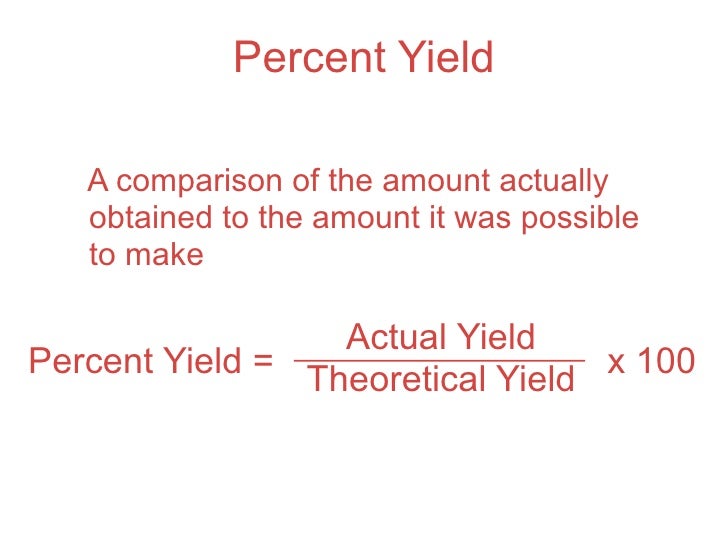 Chapter Three Lecture- Stoichiometry