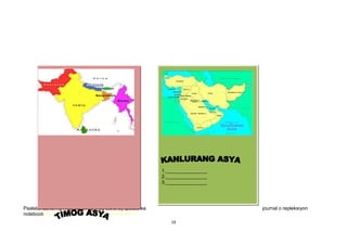 1._______________
2._______________
3._______________
Paalala: Lahat ng mga sagot ng mag-aaral ay ipatala sa journal o repleksiyon
notebook
19
 