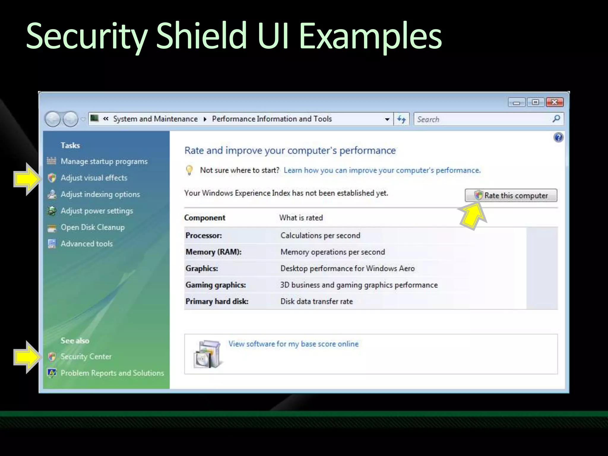 Application Running on 7