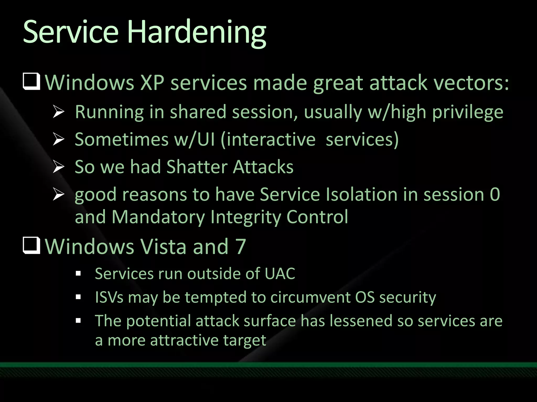 Standard User can NOT do many things