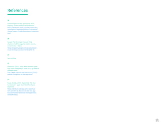 20
22
23
21
Google Play Developer Console Help.
(Accessed: 2015, August). Graphic assets,
screenshots, & video.
https://support.google.com/googleplay/an-
droid-developer/answer/1078870?hl=en
Statistica. (2015, June). Most popular Apple
App Store categories in June 2015, by share of
available apps.
http://www.statista.com/statistics/270291/
popular-categories-in-the-app-store/
Rossi, Evaldo. (2014, September 19). How
to discover if apple have blacklisted your
keywords.
https://medium.com/app-store-optimiza-
tion-aso/how-to-discover-if-your-ios-app-
has-blacklisted-keywords-and-keyphrases-
804359ec96e3.
See Leeflang.
References
19
iOS Developer Library. (Accessed: 2015,
August). iTunes connect app properties.
https://developer.apple.com/library/ios/doc-
umentation/LanguagesUtilities/Conceptual/
iTunesConnect_Guide/Appendices/Properties.
html
 