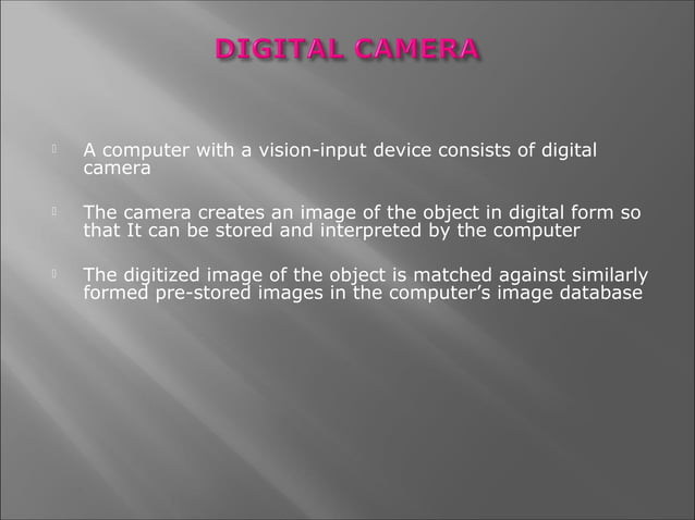 Presentation on input devices | PPT | Computer Peripherals | Computing