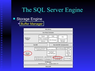The SQL Server Engine Storage Engine Buffer Manager 