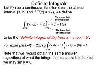 3 areas, riemann sums, and the fundamental theorem of calculus x | PPTX