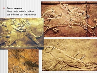 Temas  de caza   Muestran la valentía del Rey  Los animales son mas realistas 