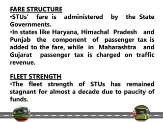 Policy Changes & Implementation strategies for Transport | PPT
