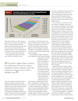 Sequencing Risk Example Graph 3a The Dynamic Implications of Sequence Risk on a Distribution ...