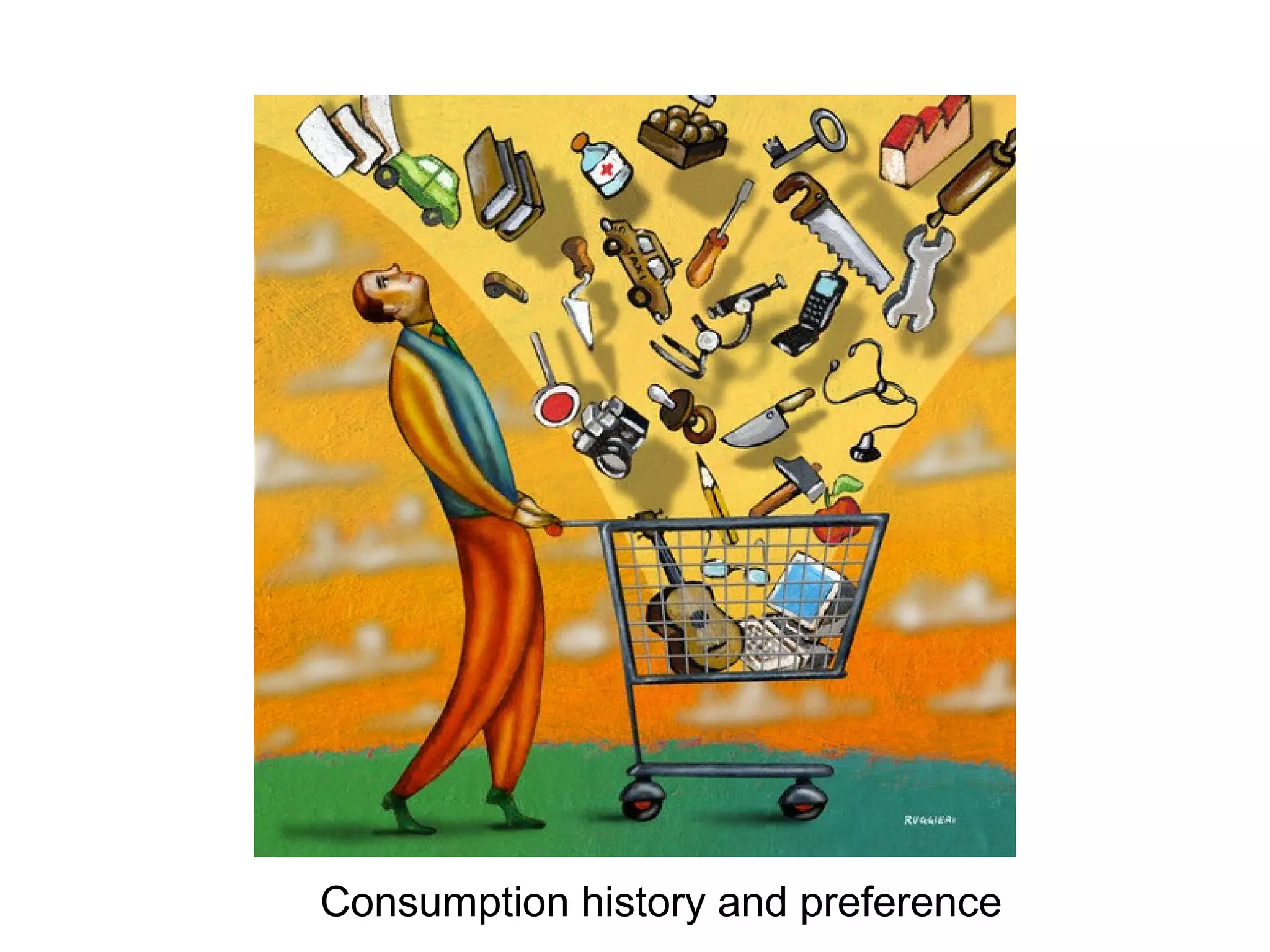 Consumption history and preference
 