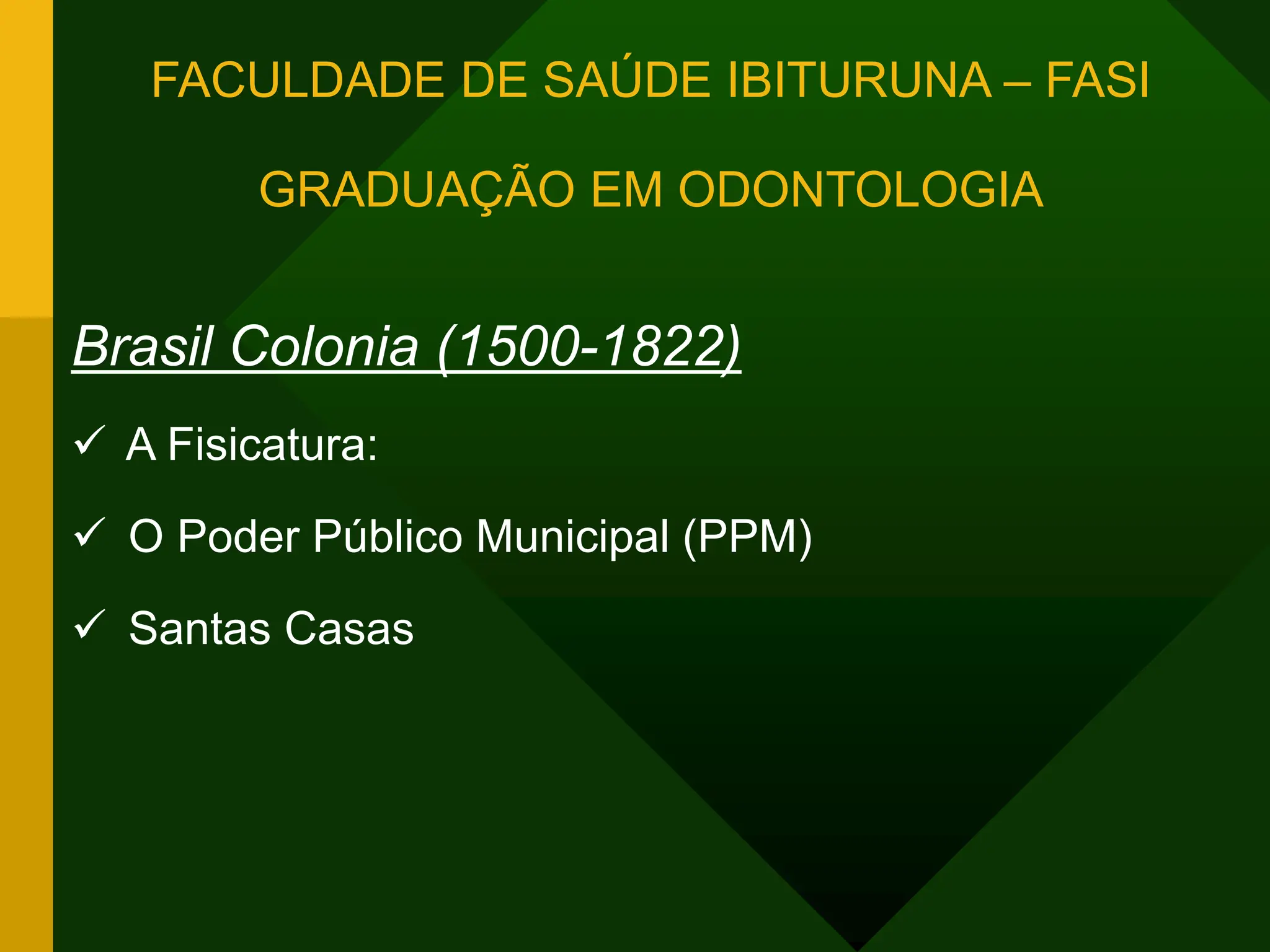 3° Aula.ppt historia do Sistema Unico de Saude | PPT