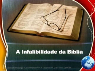 Departamento de Teologia da Assembléia de Deus de Caçapava-SP - Curso Básico CETADEB 19
 