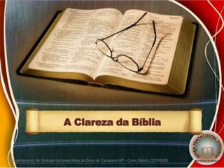 Departamento de Teologia da Assembléia de Deus de Caçapava-SP - Curso Básico CETADEB 28
 