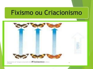 Fixismo ou Criacionismo
Departamento de Teologia da Assembléia de Deus de Caçapava-SP - Curso Básico
CETADEB
35
 