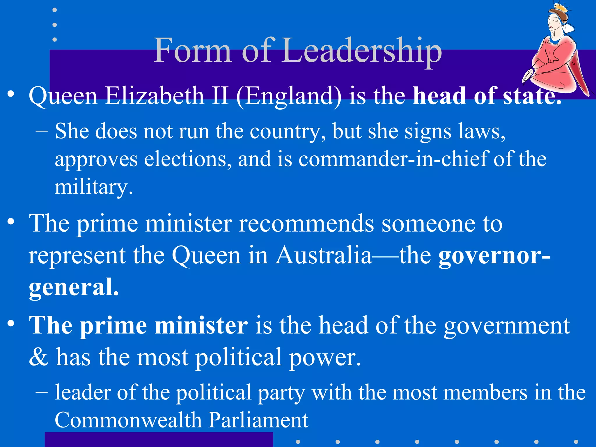 3 Australias Government PPT 3-australias-government-ppt