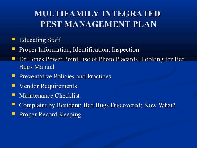 Bed Bugs and the Law 2015 COBBTF Summit