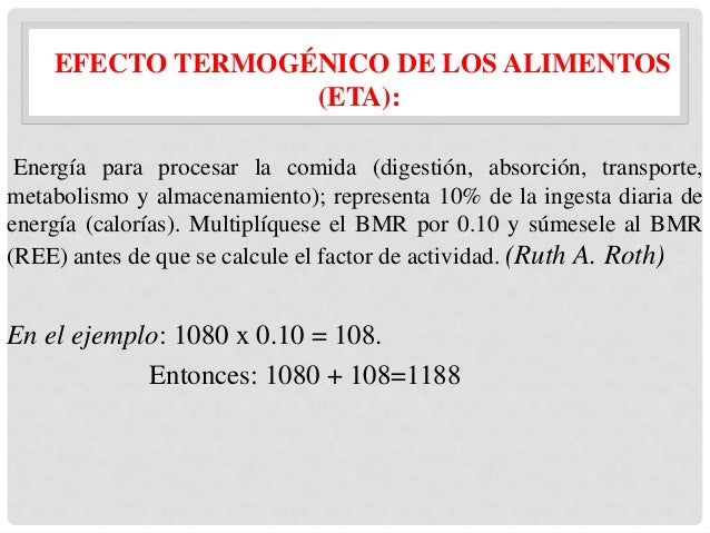 Energía y Nutrición