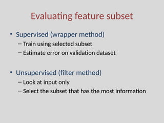 feature selection in machine learning explained | PPTX