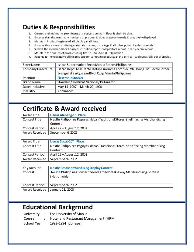 merchandising job description job description for merchandiser