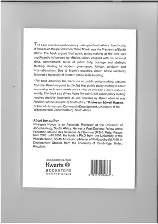 Mbeki Overview_Copy