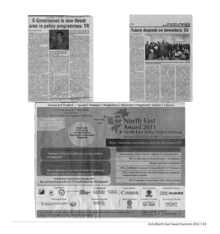 2nd eNorth East Award Summit 2011 I 33
 