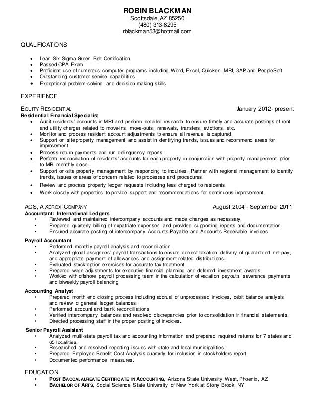 current resume 2016