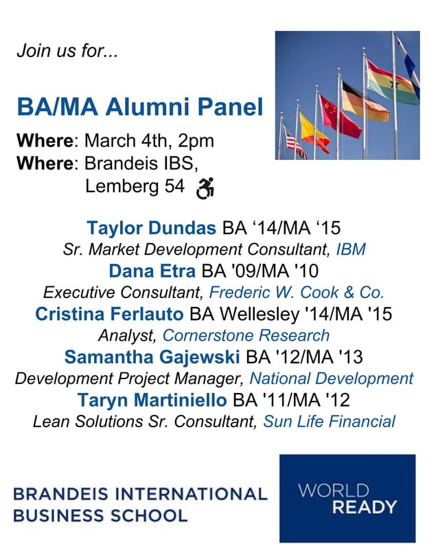 Alumni Panel_All_Flyer | PDF