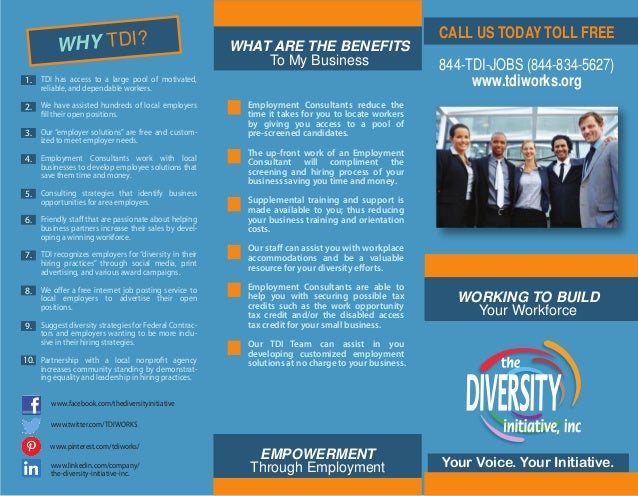 employment brochure