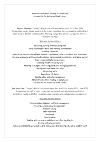 Fiona Starr Cv 16n